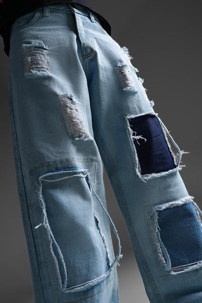 Ripped Denim Pants